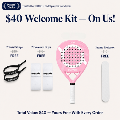 ORA Luxe Rose: Premium Carbon Padel Racket