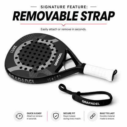ORA Luxe Onyx: Premium Carbon Padel Racket