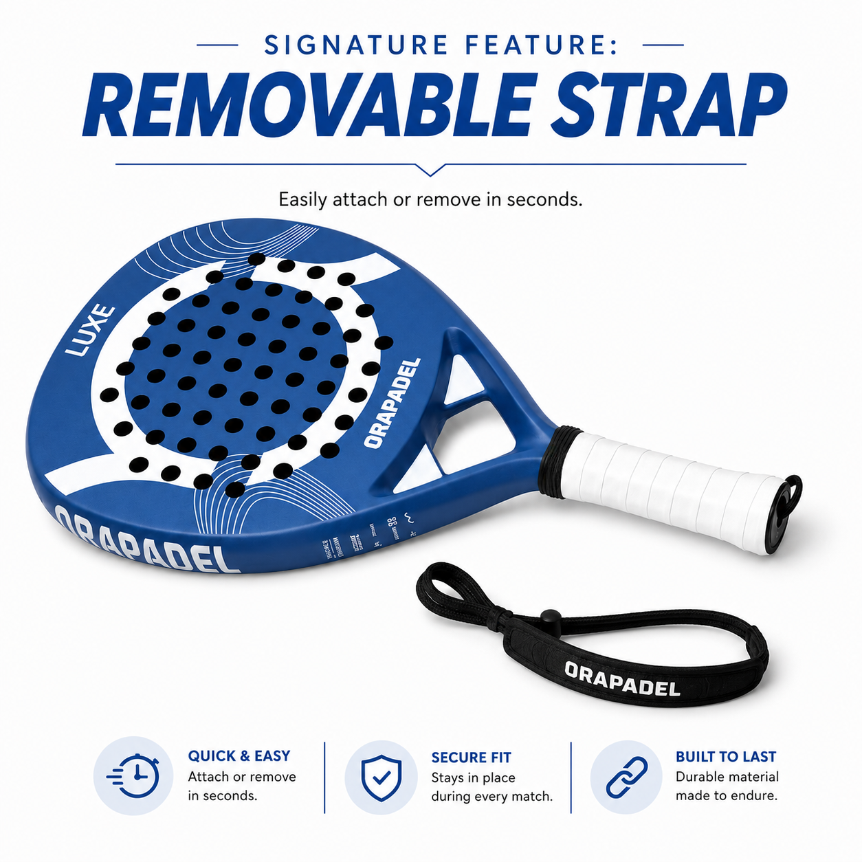 ORA Luxe Royal: Premium Carbon Padel Racket