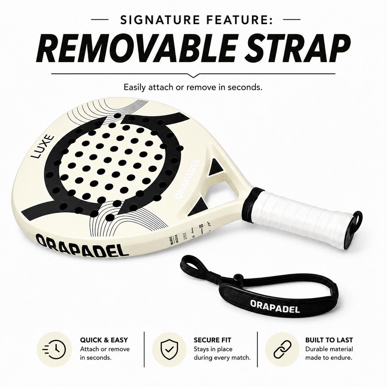 ORA Luxe Espresso: Premium Carbon Padel Racket