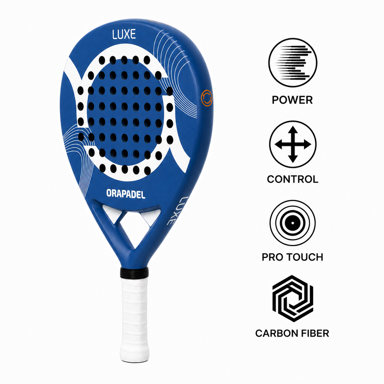 ORA Luxe Royal: Premium Carbon Padel Racket