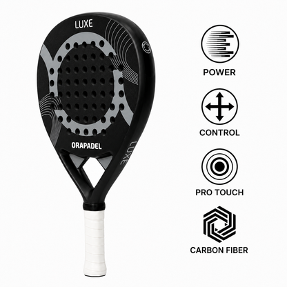 ORA Luxe Onyx: Premium Carbon Padel Racket